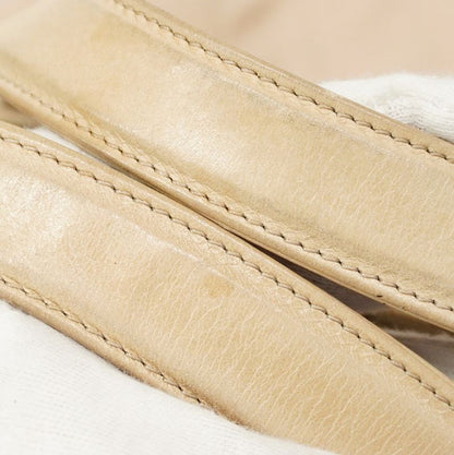 Chanel Handbag In The Mix Leather Beige Gold Hardware 2way Bag Ladies