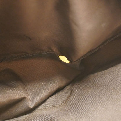 Fendi Handbag Zucca Mamma Bucket Canvas Beige Silver Hardware Women