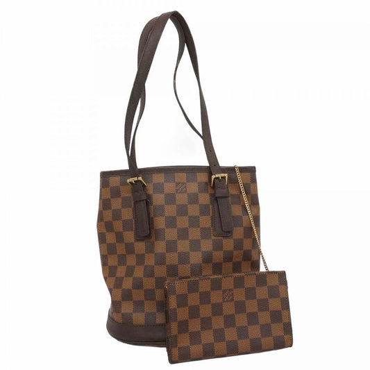 Louis Vuitton Damier Marais Tote Bag N42240 Ebene Womens