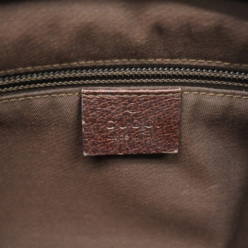 Gucci Shoulder Bag GG Canvas/sherry Line 189751 Canvas Brown Silver Hardware