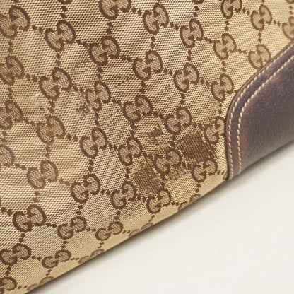 Gucci Tote Bag GG Canvas/sherry Line Princy 163805 Canvas Brown Chien Pan Gold