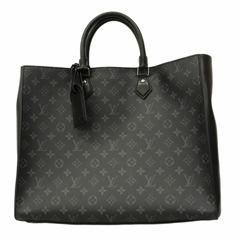 Louis Vuitton Monogram Eclipse Grand Sac M44733 Black Men's Tote Bag