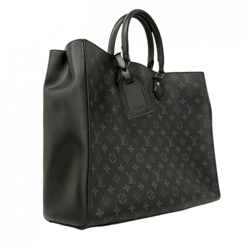 Louis Vuitton Monogram Eclipse Grand Sac M44733 Black Men's Tote Bag