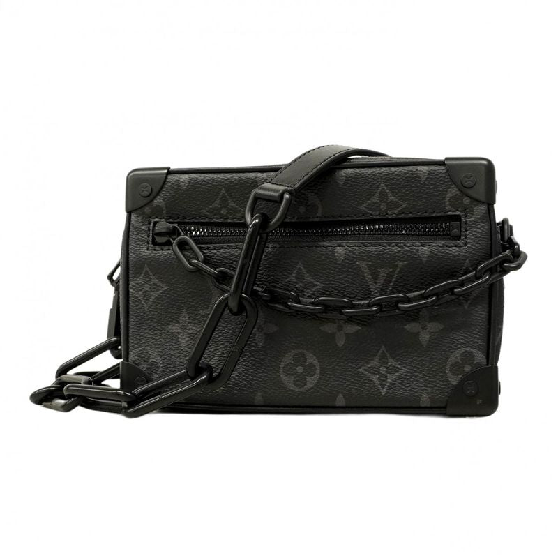 Louis Vuitton Shoulder Bag Monogram Eclipse Mini Soft Trunk M44735 Black Men's