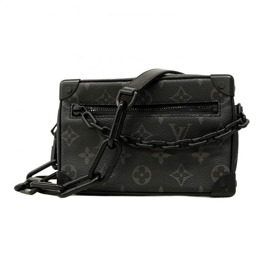 Louis Vuitton Shoulder Bag Monogram Eclipse Mini Soft Trunk M44735 Black Men's