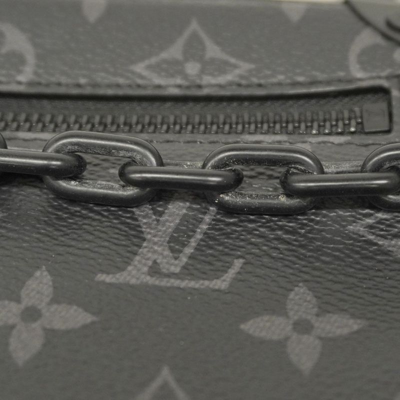 Louis Vuitton Shoulder Bag Monogram Eclipse Mini Soft Trunk M44735 Black Men's