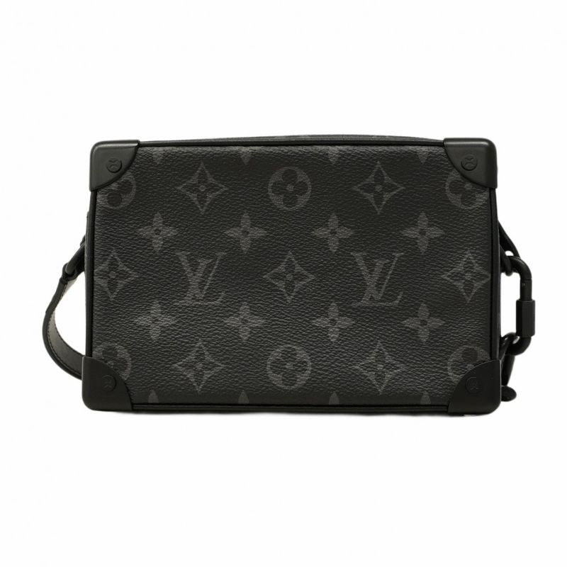 Louis Vuitton Shoulder Bag Monogram Eclipse Mini Soft Trunk M44735 Black Men's