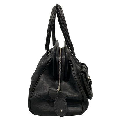 Dior/christian Dior Handbag Mydior Black Leather