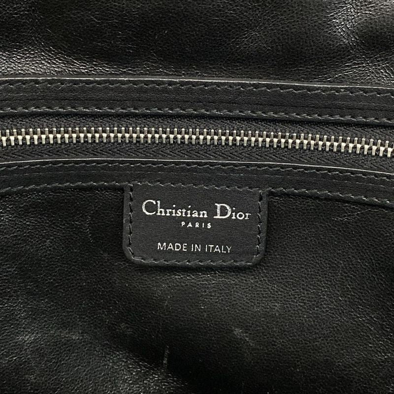 Dior/christian Dior Handbag Mydior Black Leather