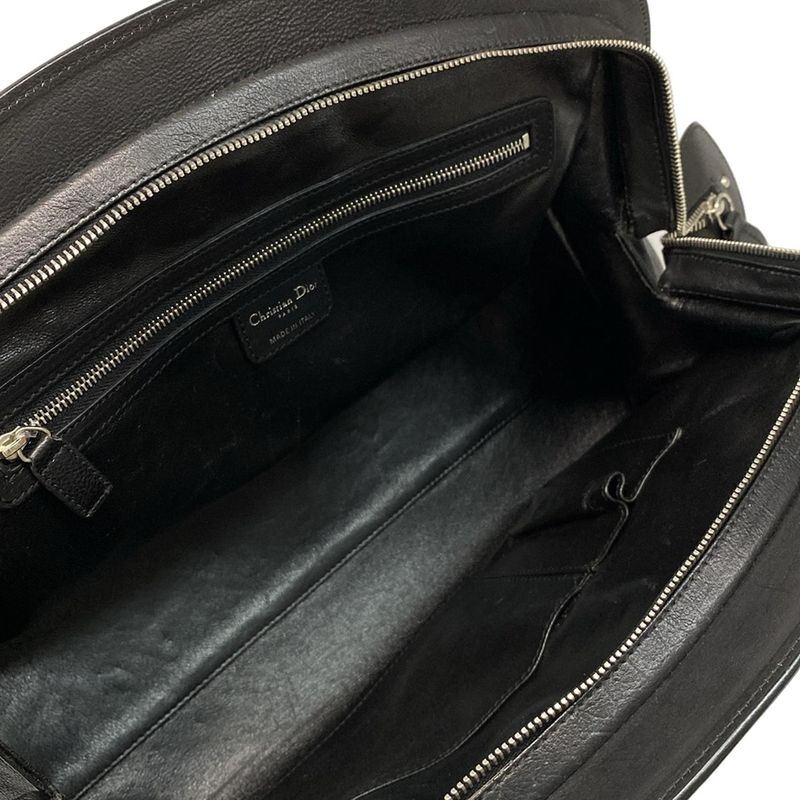Dior/christian Dior Handbag Mydior Black Leather