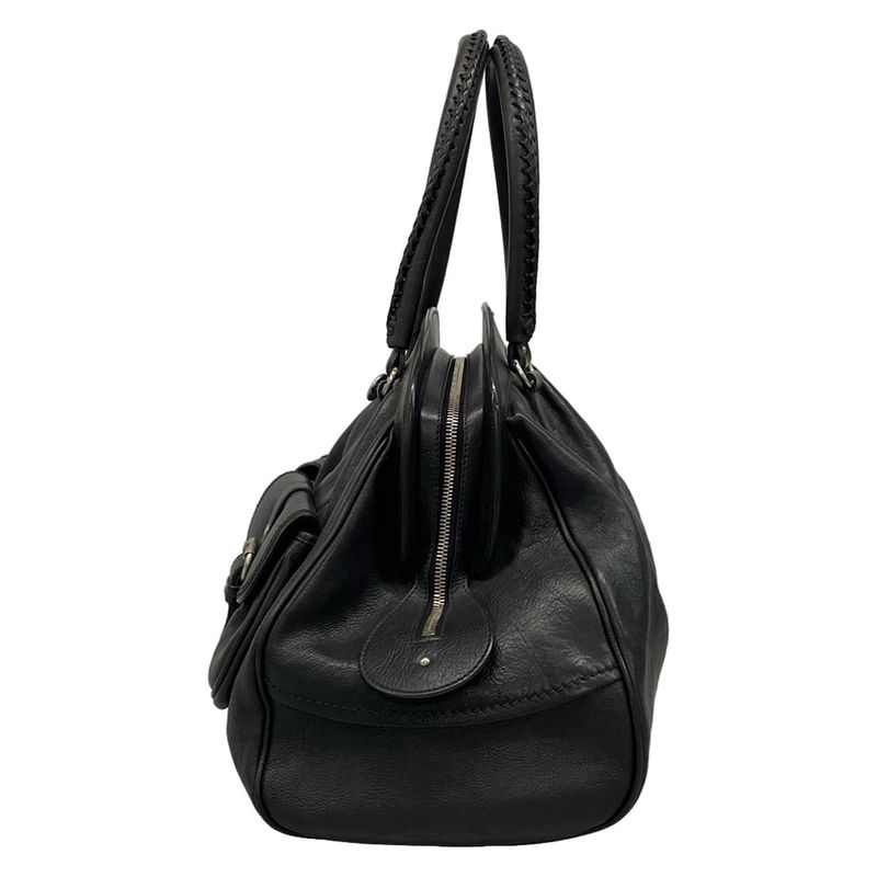 Dior/christian Dior Handbag Mydior Black Leather