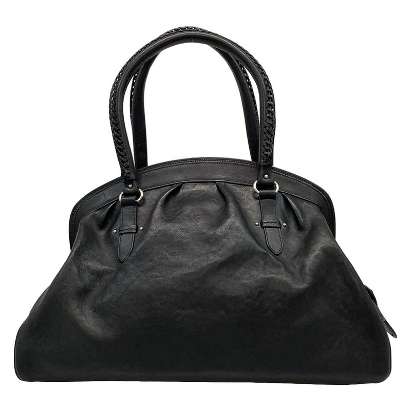 Dior/christian Dior Handbag Mydior Black Leather