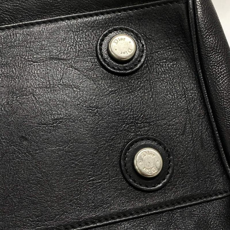 Dior/christian Dior Handbag Mydior Black Leather