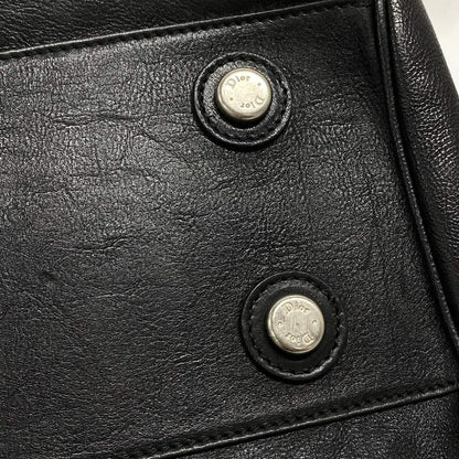 Dior/christian Dior Handbag Mydior Black Leather
