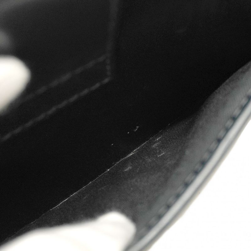 Christian Dior Shoulder Bag Oblique 30 Montaigne Canvas Leather Navy Gold