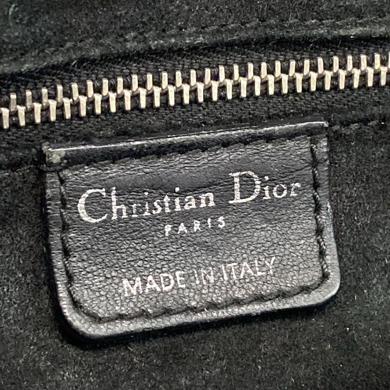 Dior/christian Dior Handbag Jazz Club Black Leather