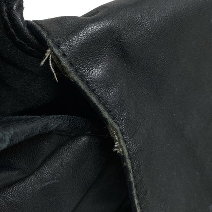 Dior/christian Dior Handbag Jazz Club Black Leather