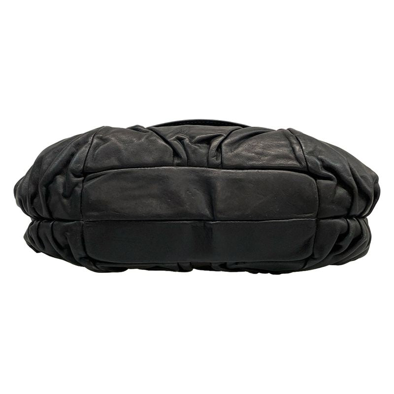 Dior/christian Dior Handbag Jazz Club Black Leather