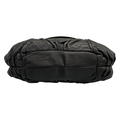 Dior/christian Dior Handbag Jazz Club Black Leather