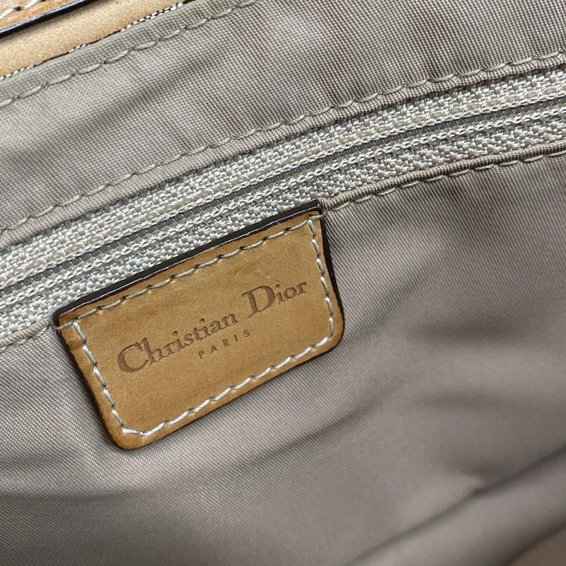 Dior/christian Dior Shoulder Bag Street Chictrotter Beige X Dark Brown X Light