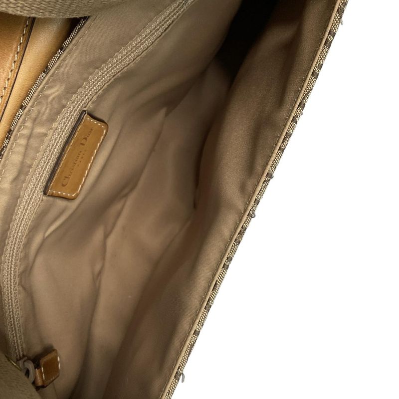 Dior/christian Dior Shoulder Bag Street Chictrotter Beige X Dark Brown X Light