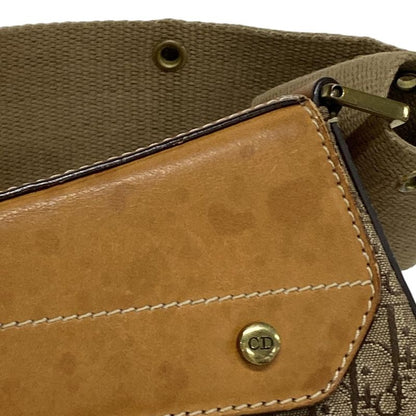 Dior/christian Dior Shoulder Bag Street Chictrotter Beige X Dark Brown X Light