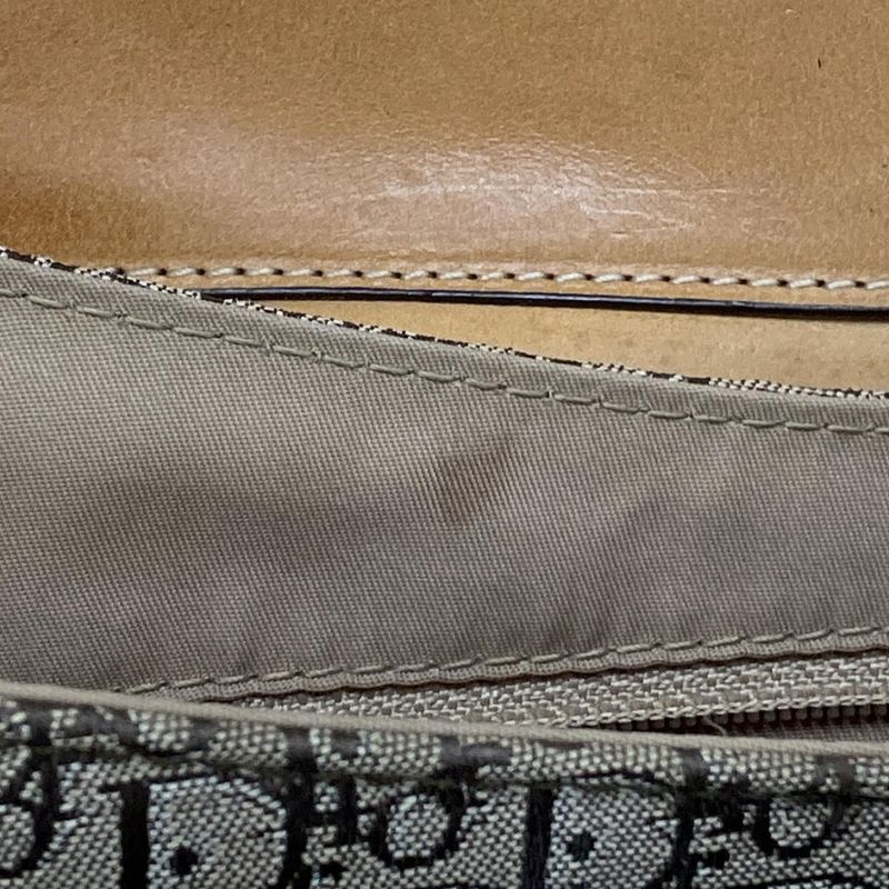 Dior/christian Dior Shoulder Bag Street Chictrotter Beige X Dark Brown X Light