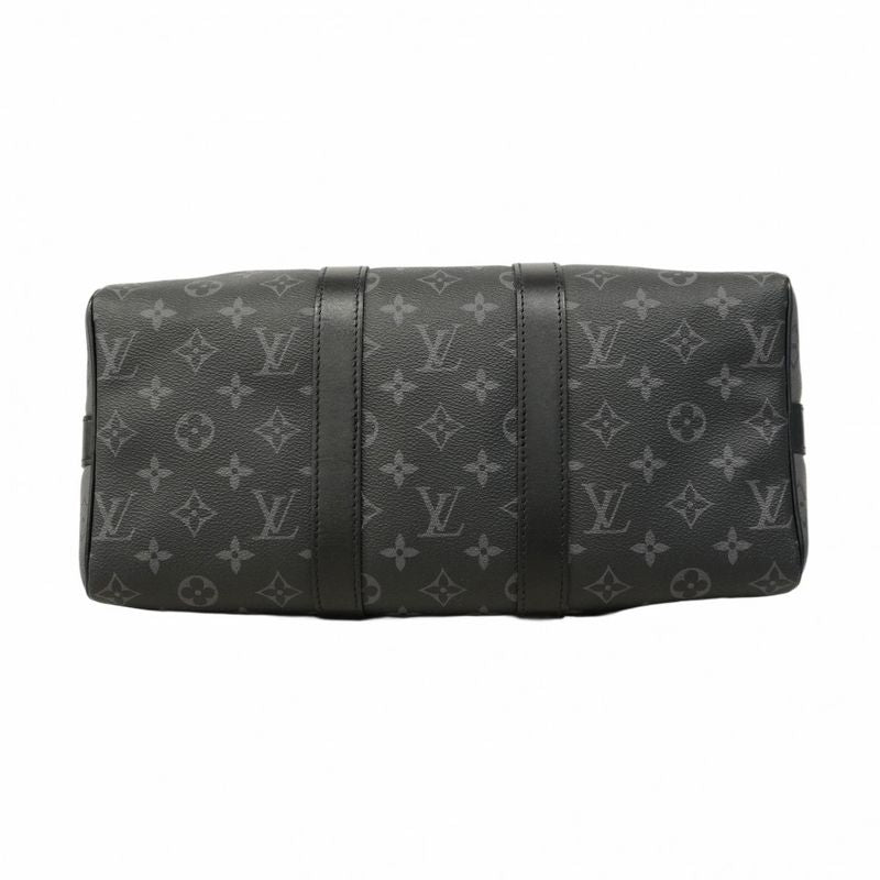 Louis Vuitton Handbag Monogram Eclipse Speedy Bandoliere 35 M46655 Black Gray