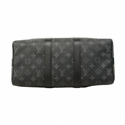 Louis Vuitton Handbag Monogram Eclipse Speedy Bandoliere 35 M46655 Black Gray