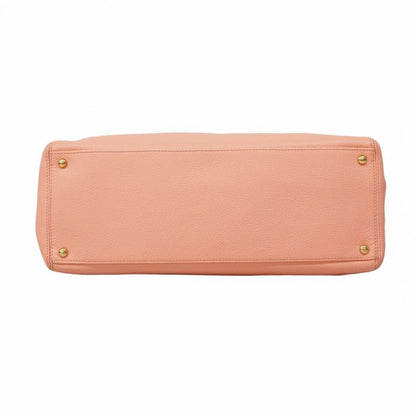 Chanel Tote Executive Leather Pink Gold Hardware 2way Bag Ladies