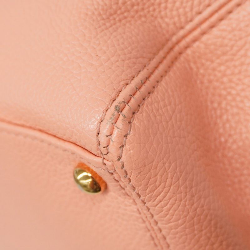 Chanel Tote Executive Leather Pink Gold Hardware 2way Bag Ladies