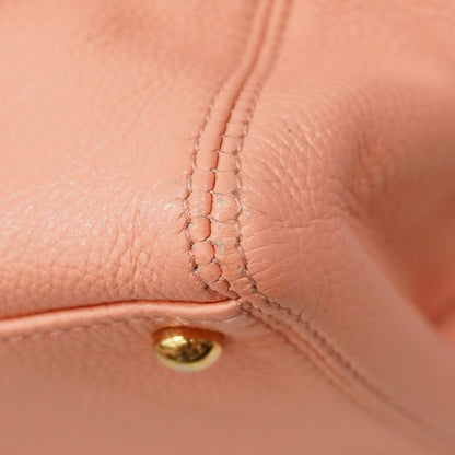 Chanel Tote Executive Leather Pink Gold Hardware 2way Bag Ladies