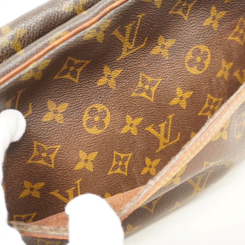 Louis Vuitton Clutch Bag Monogram Compiègne 28 M51845 Brown Ladies