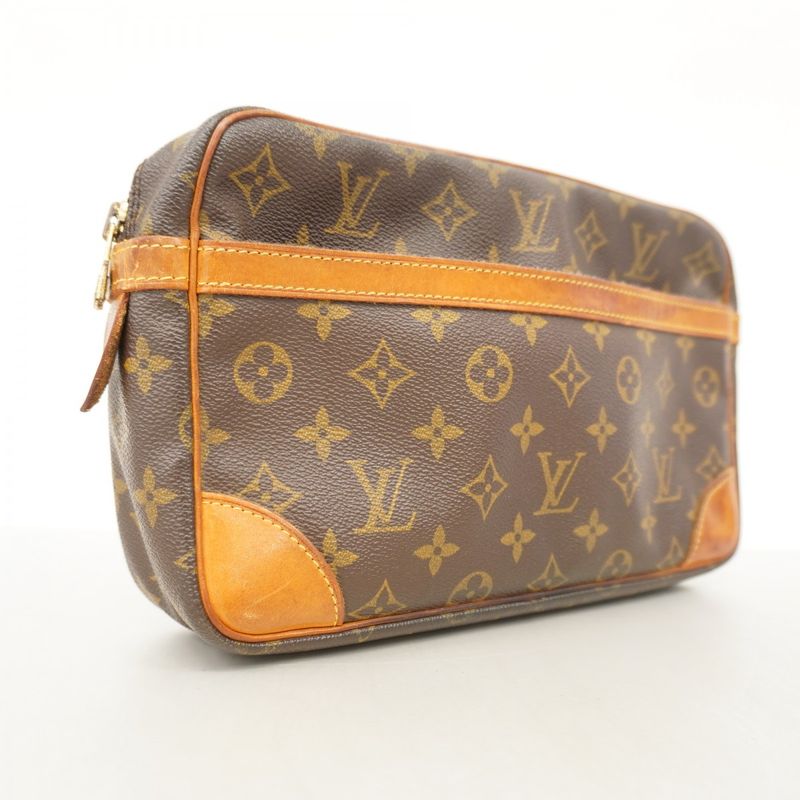 Louis Vuitton Clutch Bag Monogram Compiègne 28 M51845 Brown Ladies