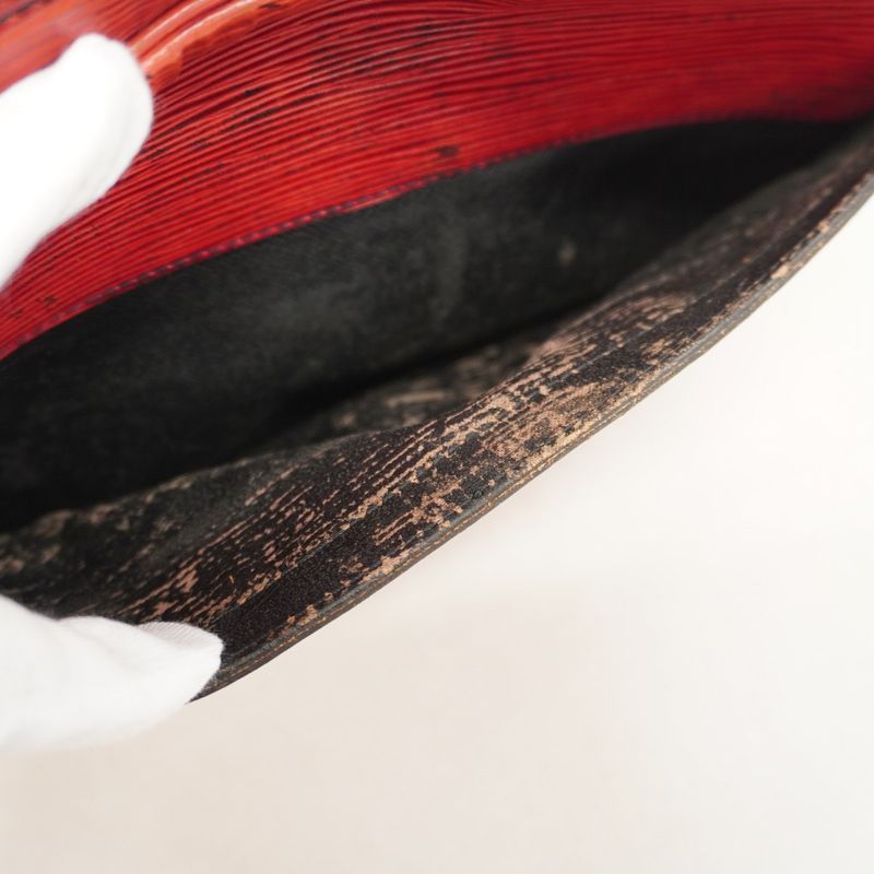 Louis Vuitton Shoulder Bag Epi Jeune Fille M52157 Castilian Red Ladies