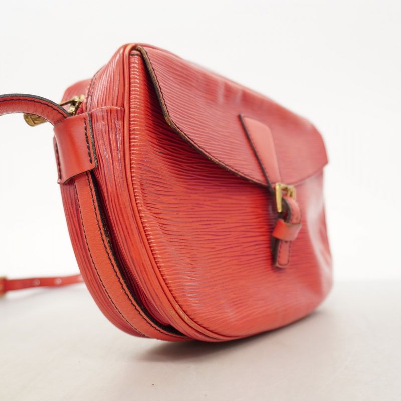 Louis Vuitton Shoulder Bag Epi Jeune Fille M52157 Castilian Red Ladies
