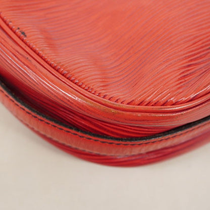 Louis Vuitton Shoulder Bag Epi Jeune Fille M52157 Castilian Red Ladies