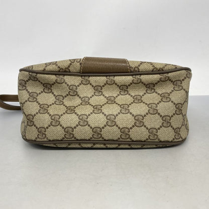 Gucci Shoulder Bag GG Supreme/sherry Line 89 02 032 PVC Brown Gold Hardware
