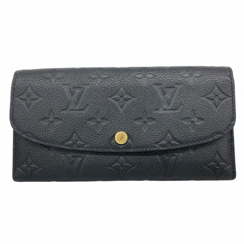 Louis Vuitton Monogram And Empreinte Portefeuille Emilie Long Wallet M62369