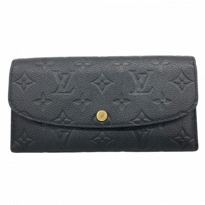 Louis Vuitton Monogram And Empreinte Portefeuille Emilie Long Wallet M62369