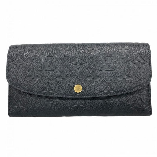 Louis Vuitton Monogram And Empreinte Portefeuille Emilie Long Wallet M62369