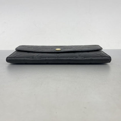 Louis Vuitton Monogram And Empreinte Portefeuille Emilie Long Wallet M62369