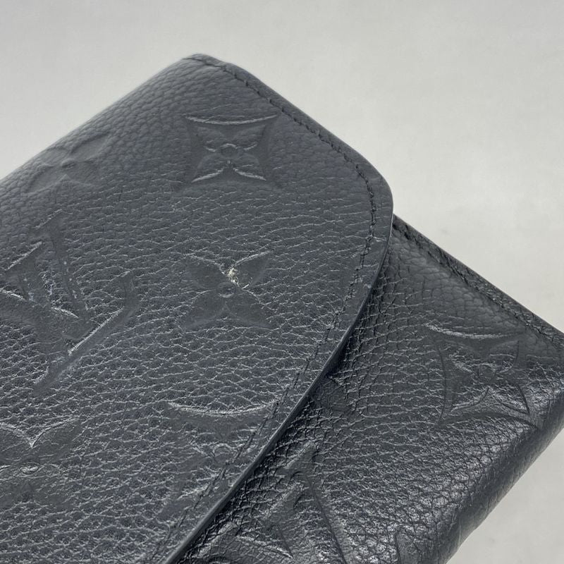 Louis Vuitton Monogram And Empreinte Portefeuille Emilie Long Wallet M62369