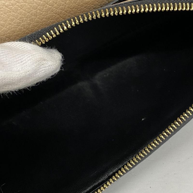 Louis Vuitton Monogram And Empreinte Portefeuille Emilie Long Wallet M62369