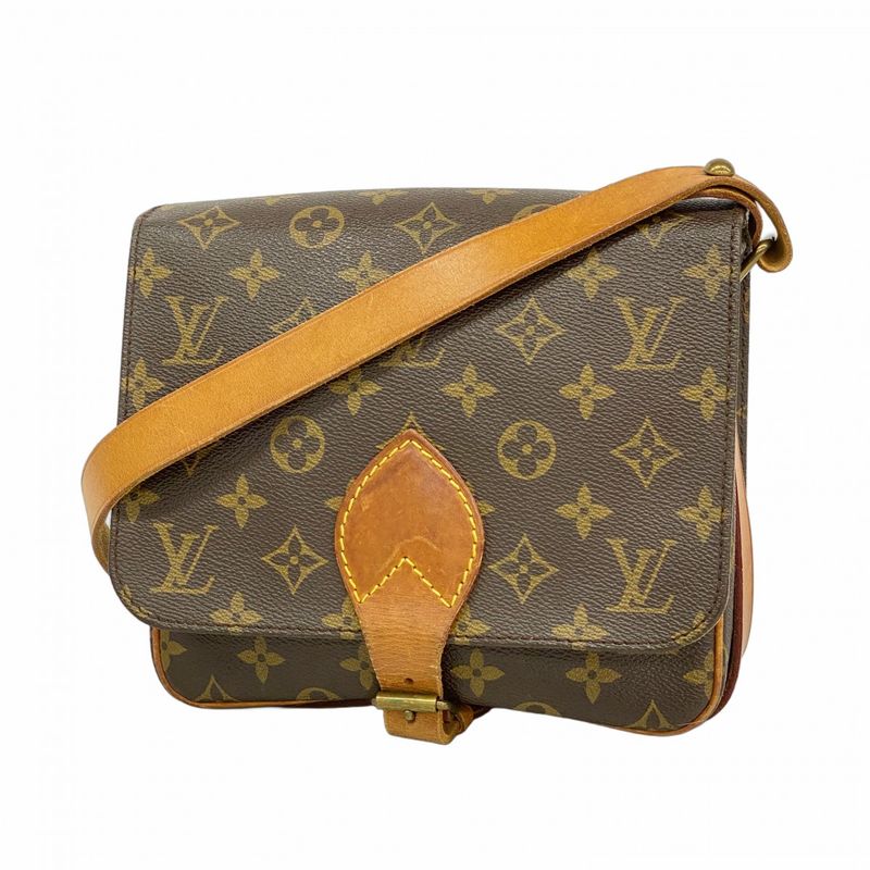 Louis Vuitton Shoulder Bag Monogram Cartesiere M51253 Brown Ladies