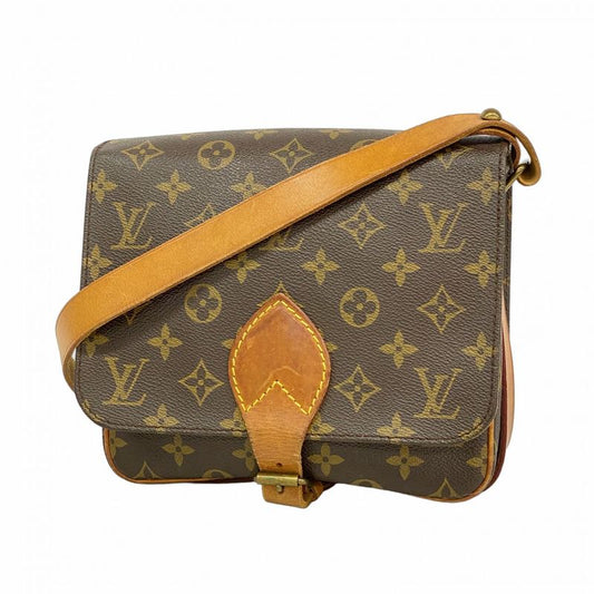 Louis Vuitton Shoulder Bag Monogram Cartesiere M51253 Brown Ladies