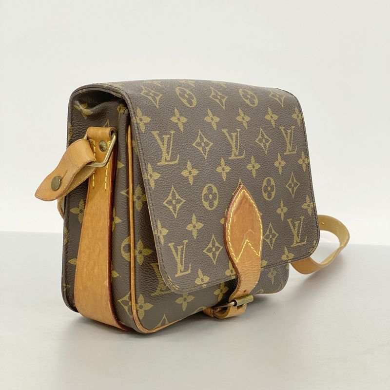 Louis Vuitton Shoulder Bag Monogram Cartesiere M51253 Brown Ladies