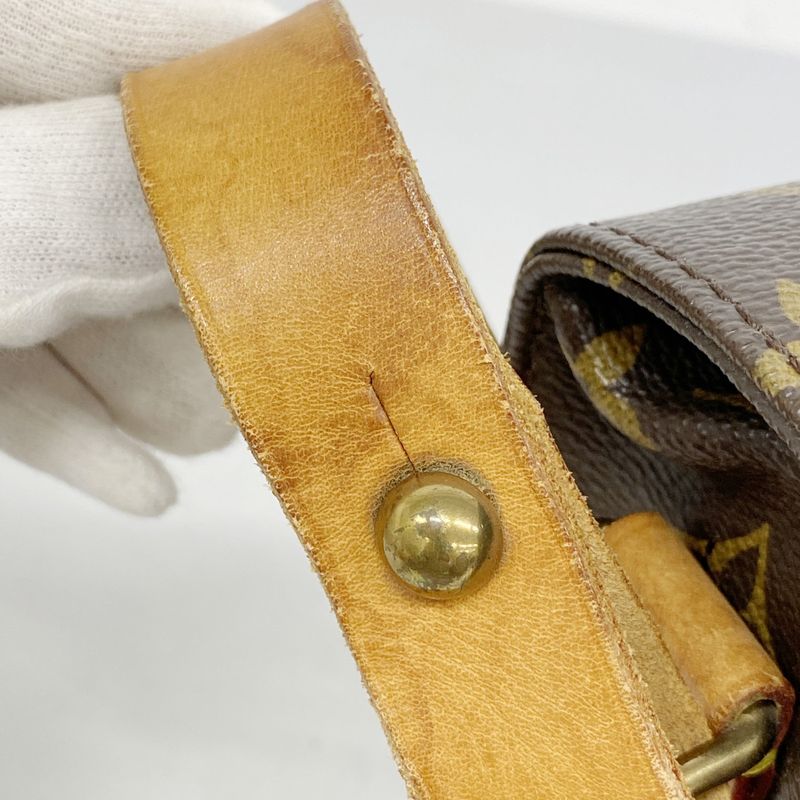 Louis Vuitton Shoulder Bag Monogram Cartesiere M51253 Brown Ladies