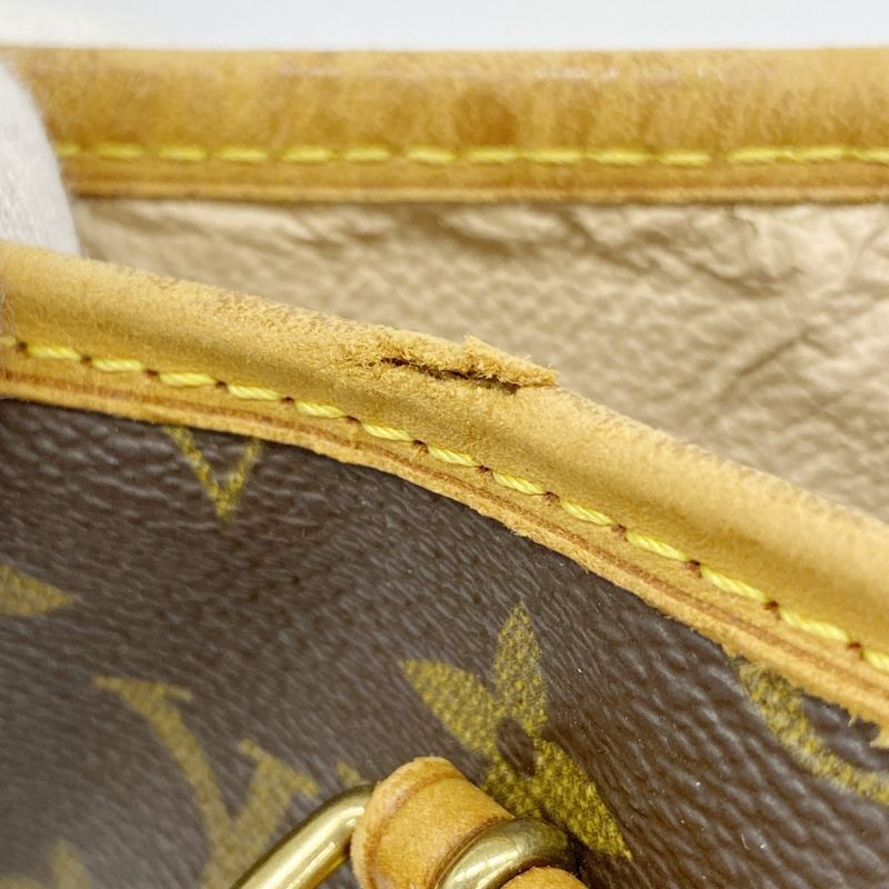 Louis Vuitton Tote Bag Monogram Bucket PM M42238 Brown Ladies