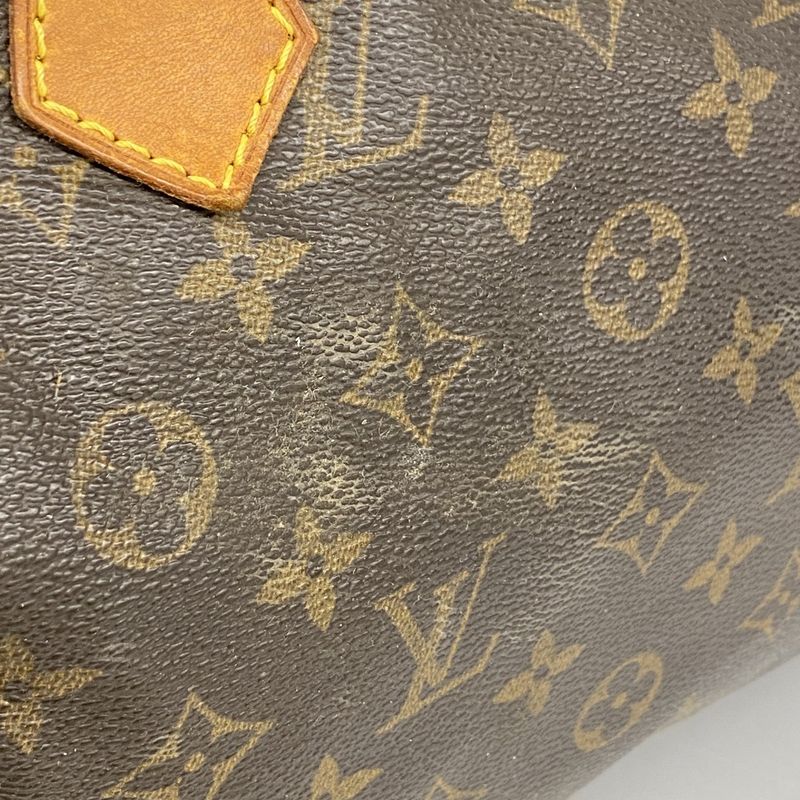 Louis Vuitton Handbag Monogram Speedy 30 M41108 Brown Ladies